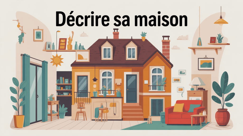 a quoi ressemble ta maison en illustration conviviale