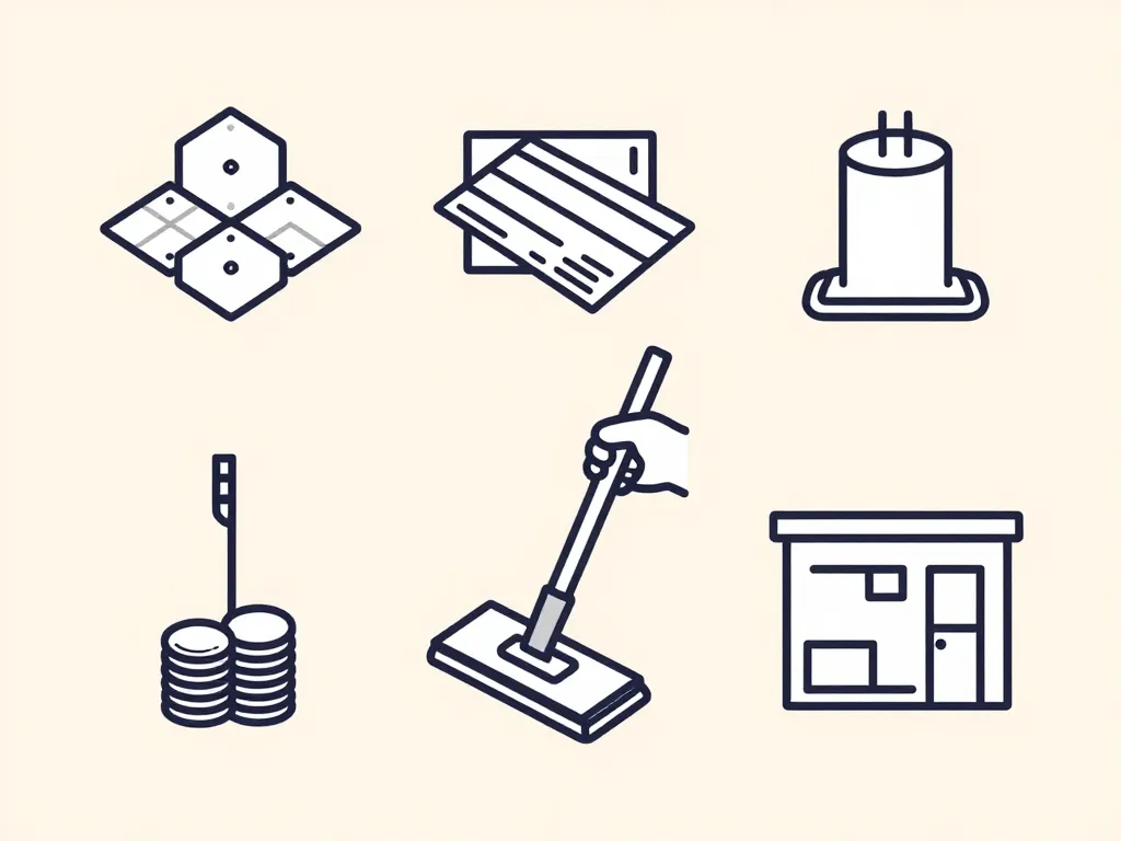diagramme critères sélection balai serpillière carrelage parquet ergonomie budget
