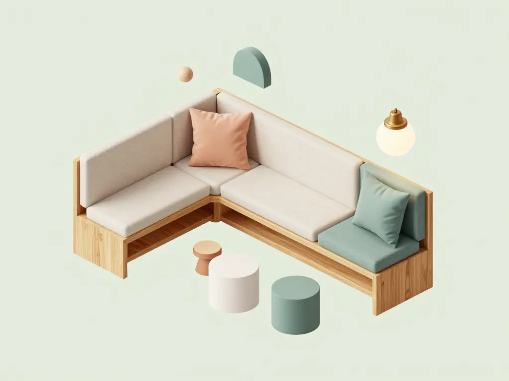 banquette pour cuisine matériaux faciles entretien