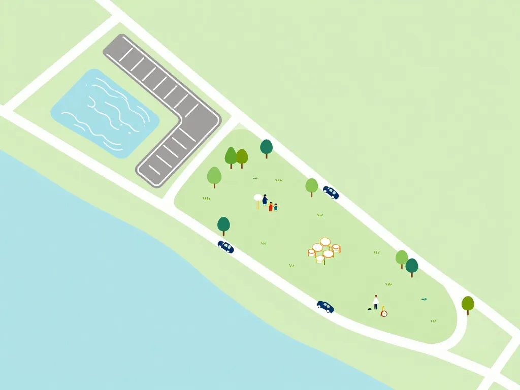 barrage de lavalette accès parking baignade