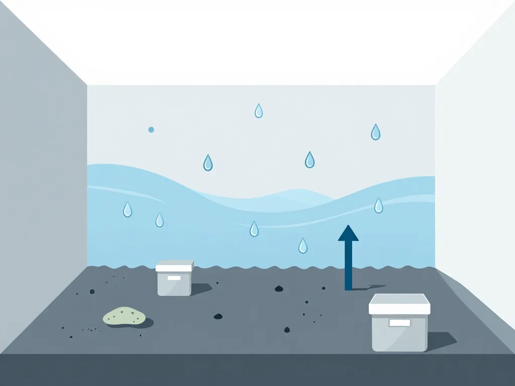 Diagramme cave humide comment faire risques infiltration