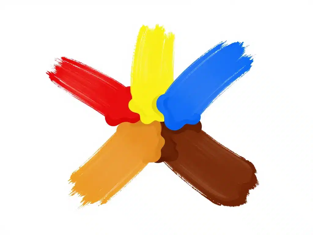 comment faire du marron basique avec couleurs primaires