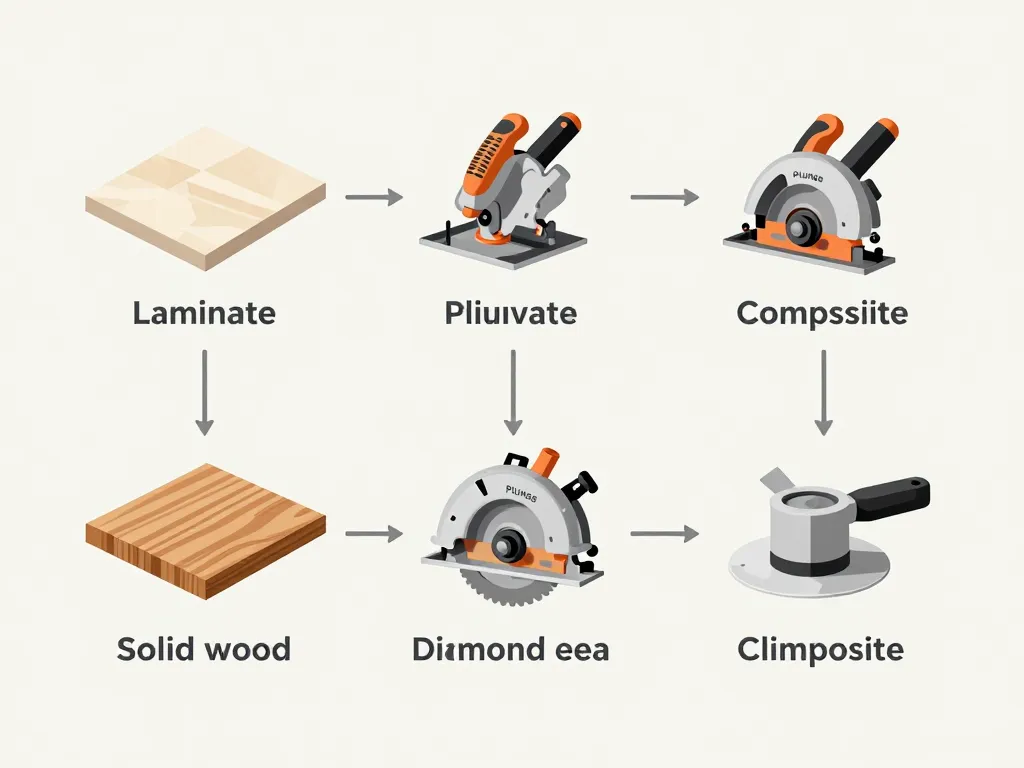 decoupe plan de travail, materiaux, outils schema