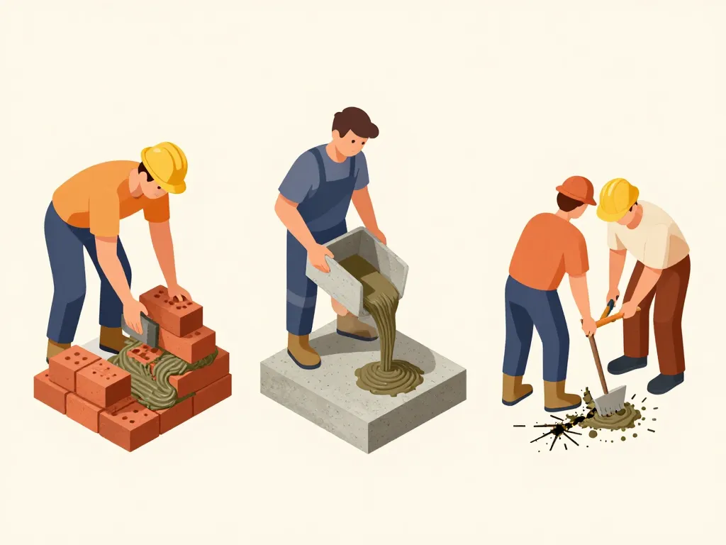 usages différence entre ciment et béton