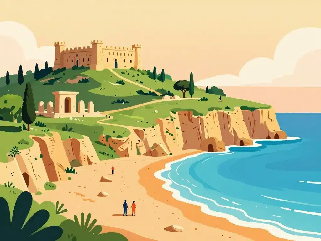 sites emblématiques île de gozo citadelle temples plage