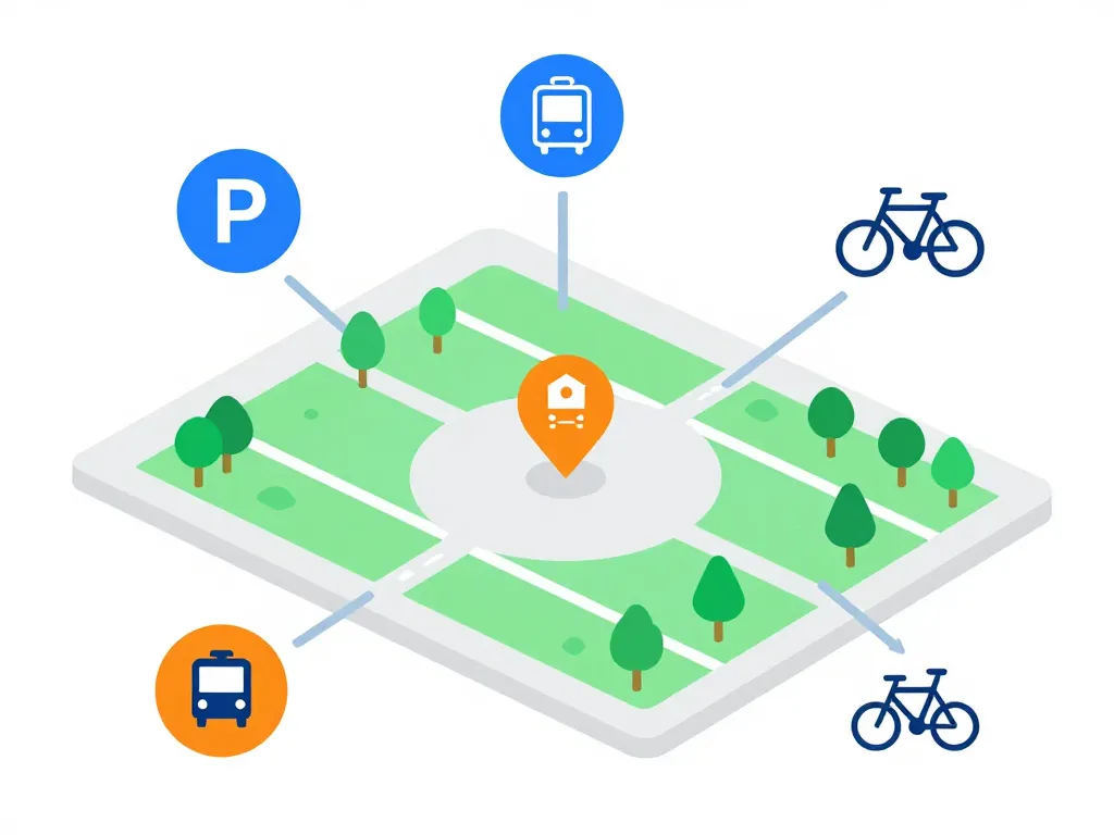 diagramme accès parking la fabrique cavaillon