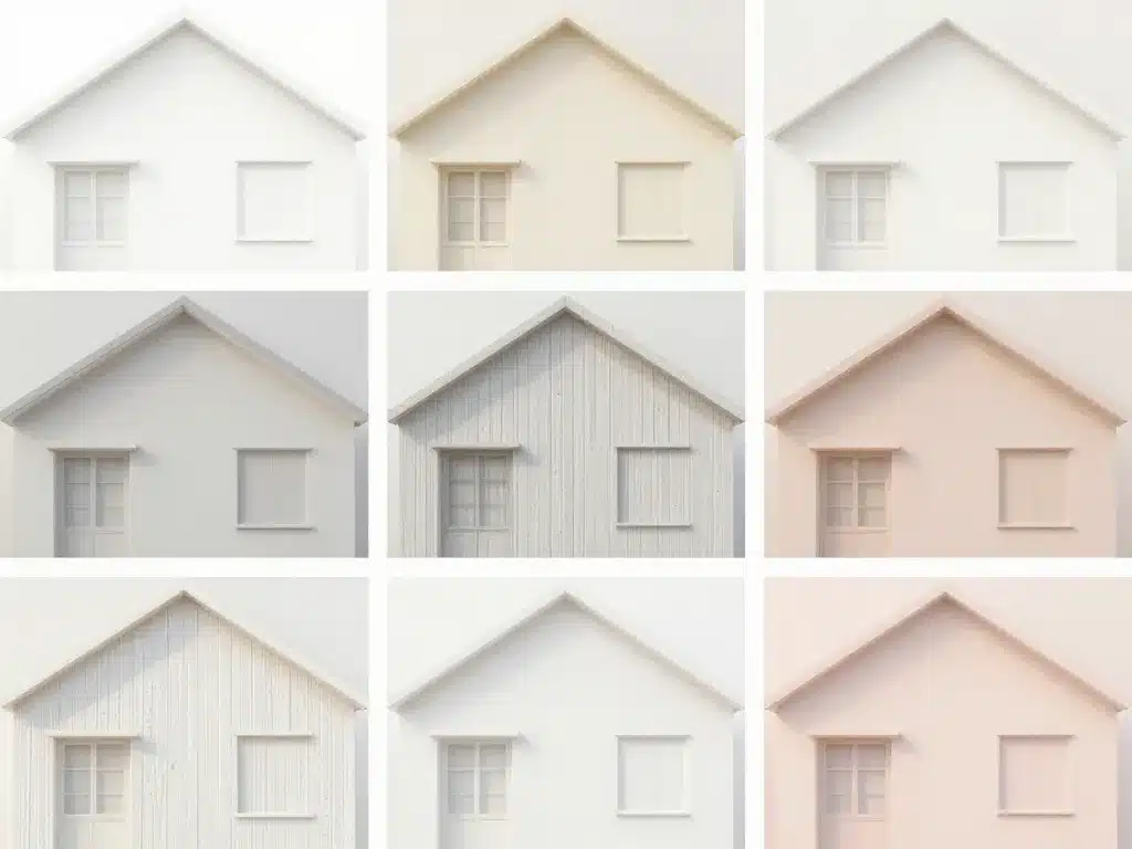 Comparatif nuances et matériaux pour les maisons blanches