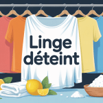 linge déteint astuce grand-mère vêtements colorés vinaigre bicarbonate sel citron