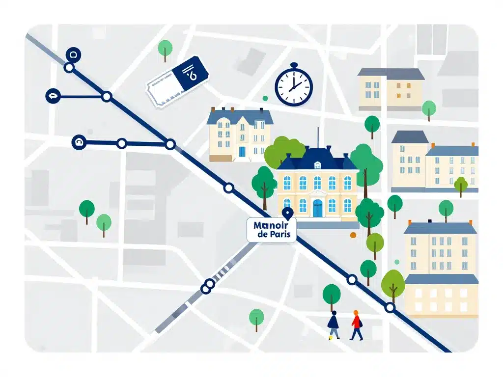manoir à paris accès métro ticket réservation