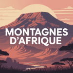 montagne afrique vue panoramique diversité massif