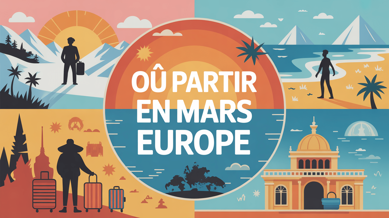 où partir en mars en europe illustration symbolique