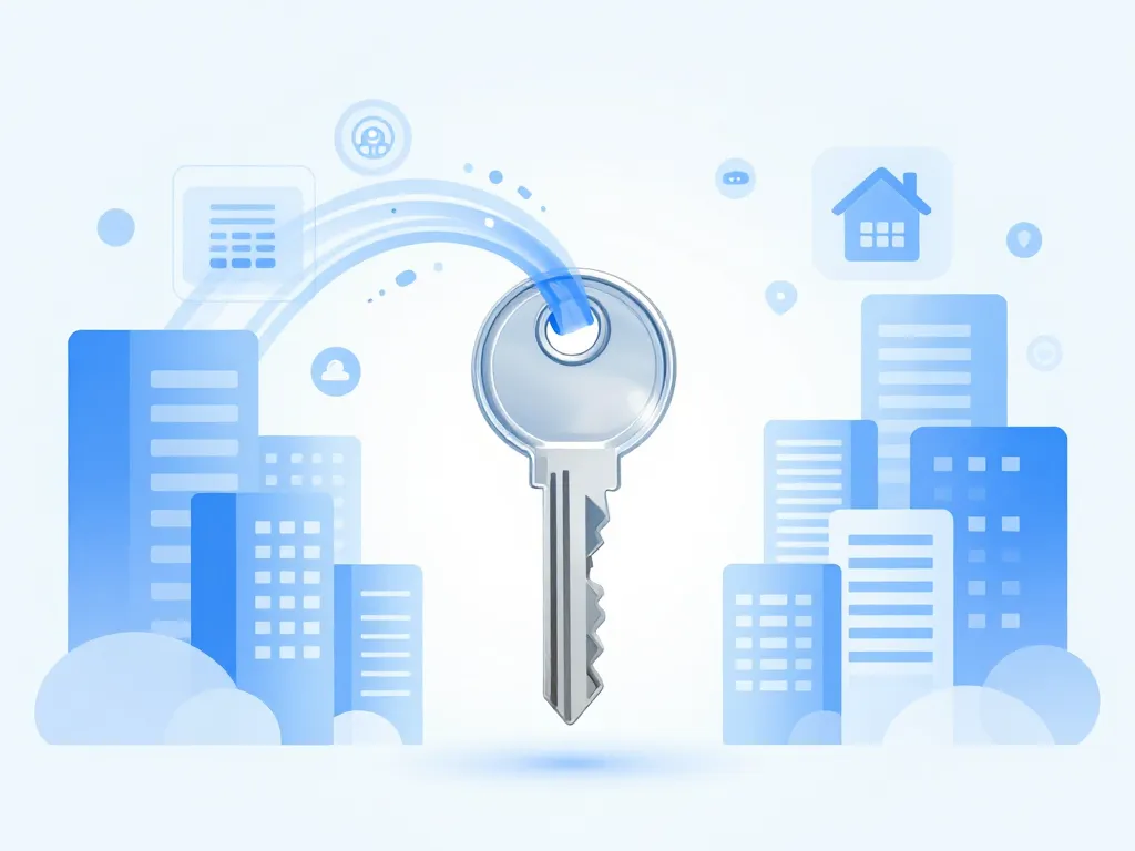 Clé transparente Pappers immobilier accès données