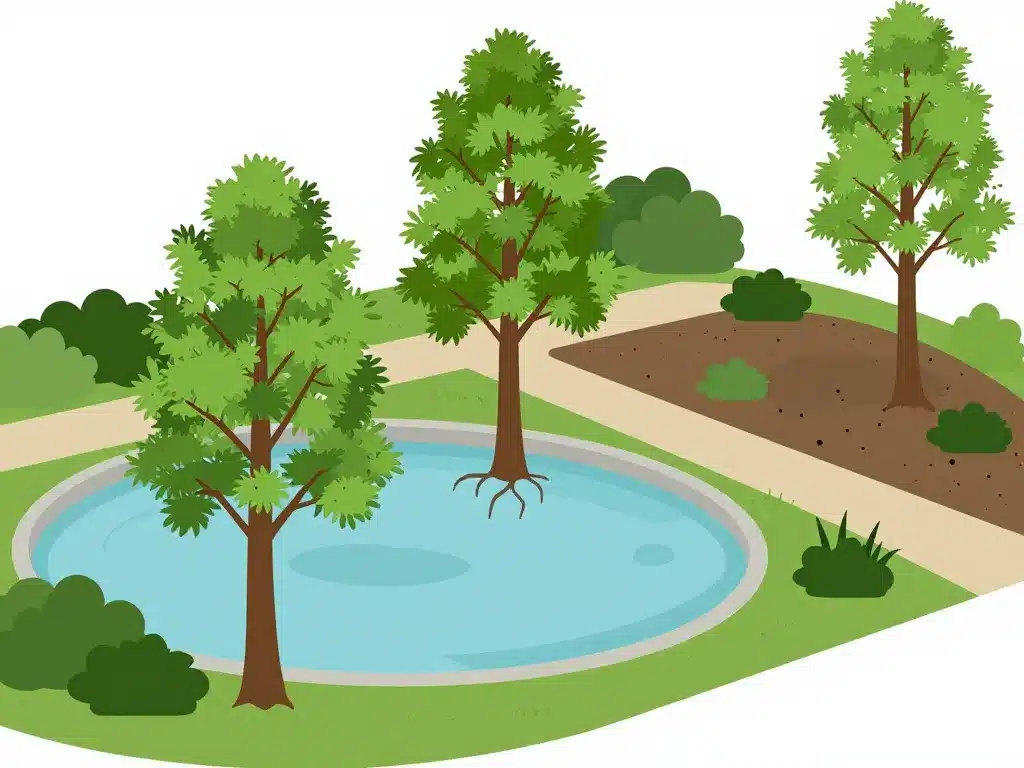 planter cyprès chauve diagramme emplacement jardin humide