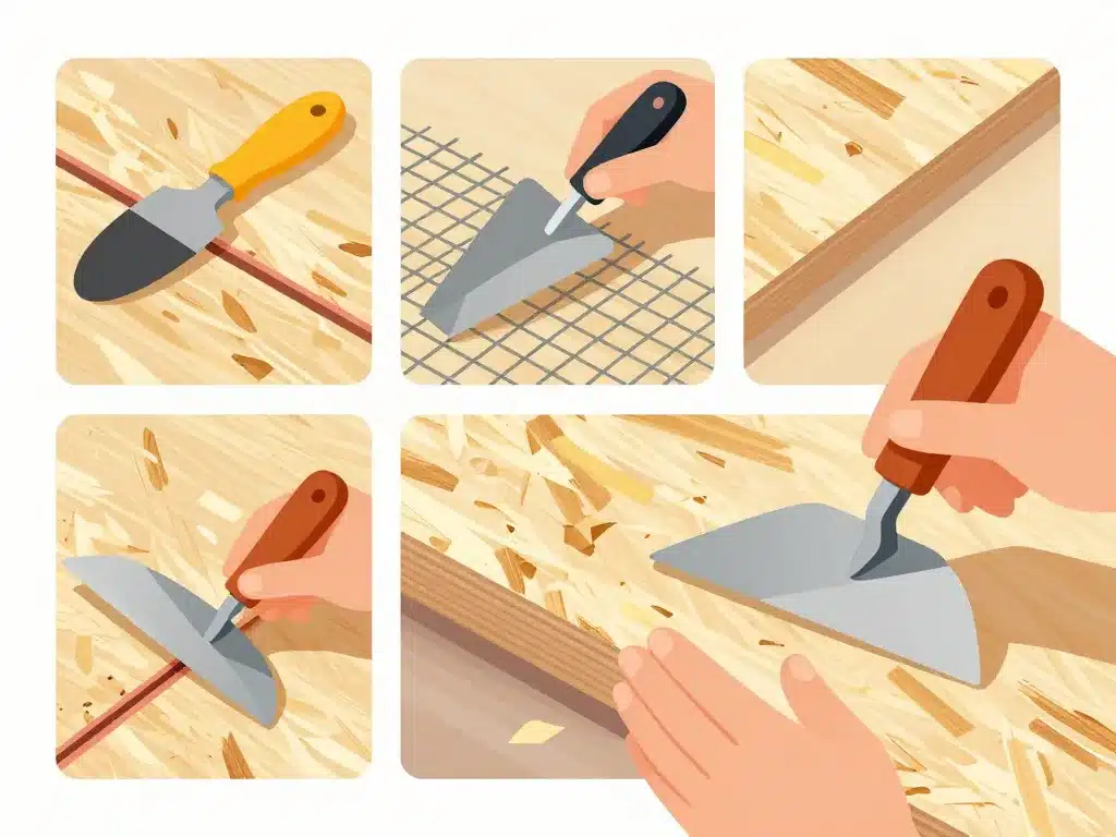 préparation joints et trame enduit sur osb