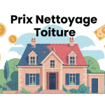 illustration prix pour nettoyer un toit et méthodes de nettoyage