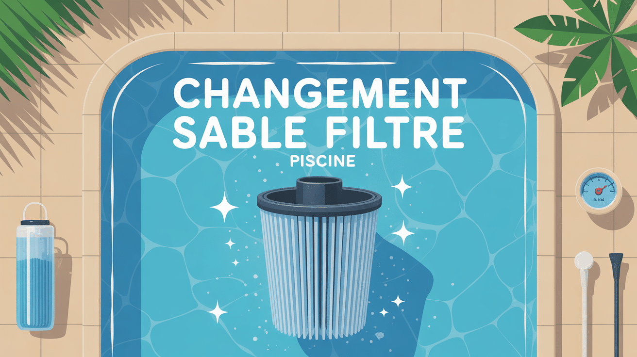 illustration quand changer sable filtre piscine filtre à sable entretien