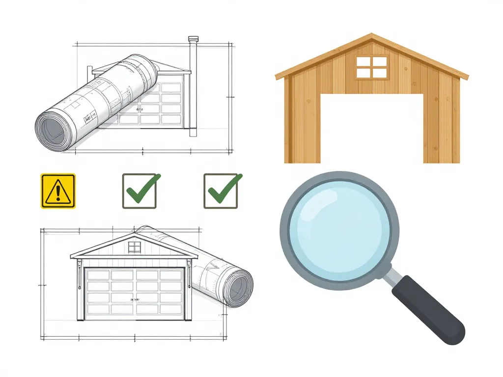 schéma plan garage en bois gratuit vérification et sélection