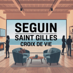 Vue magasin Seguin Saint Gilles Croix de Vie poêles cheminées moderne