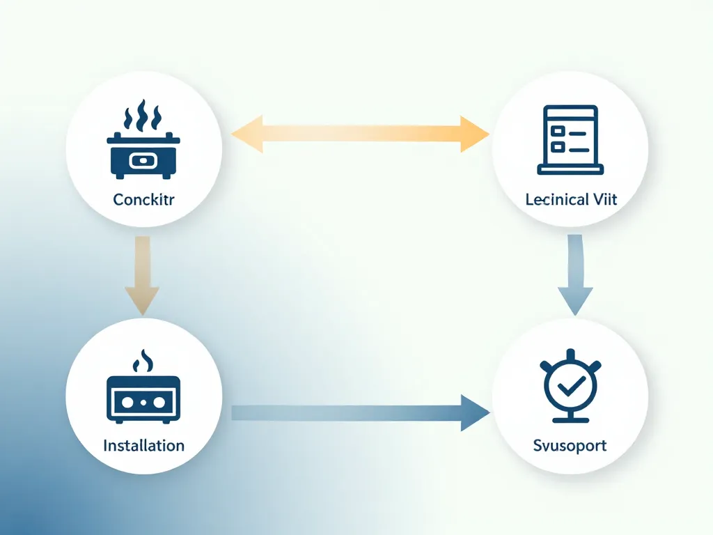 Processus achat poêle Seguin Saint Gilles Croix de Vie services installation