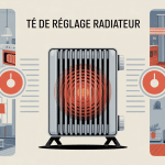 illustration centrale té de réglage radiateur combien de tour