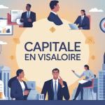 illustration capitale en visaloire scene bancaire
