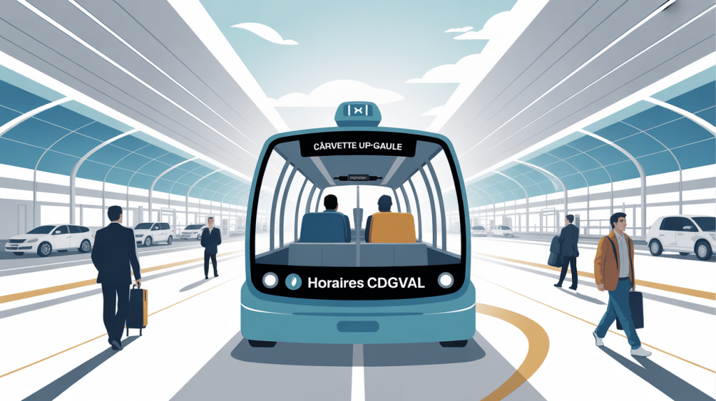 cdgval horaires navette automatique entre terminaux et parkings