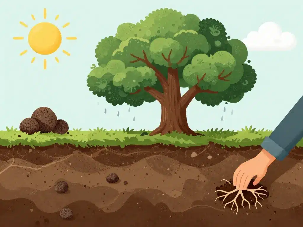 chêne truffier combien de temps illustration facteurs influence