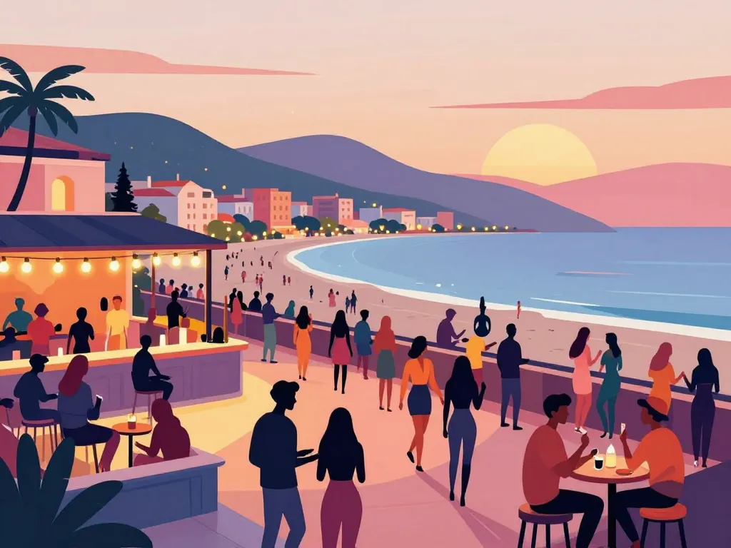 Rooftop et plage pour faire la fete en albanie