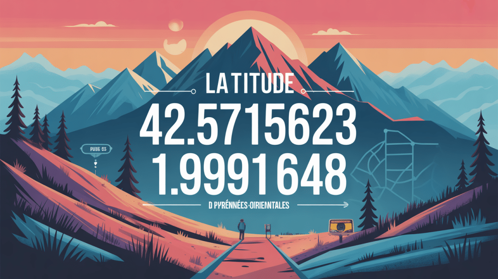 Illustration GPS latitude 42.5715623 longitude 1.9991648000000168 Pyrénées