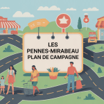 Illustration connexion Les Pennes Mirabeau Plan de Campagne shopping familial