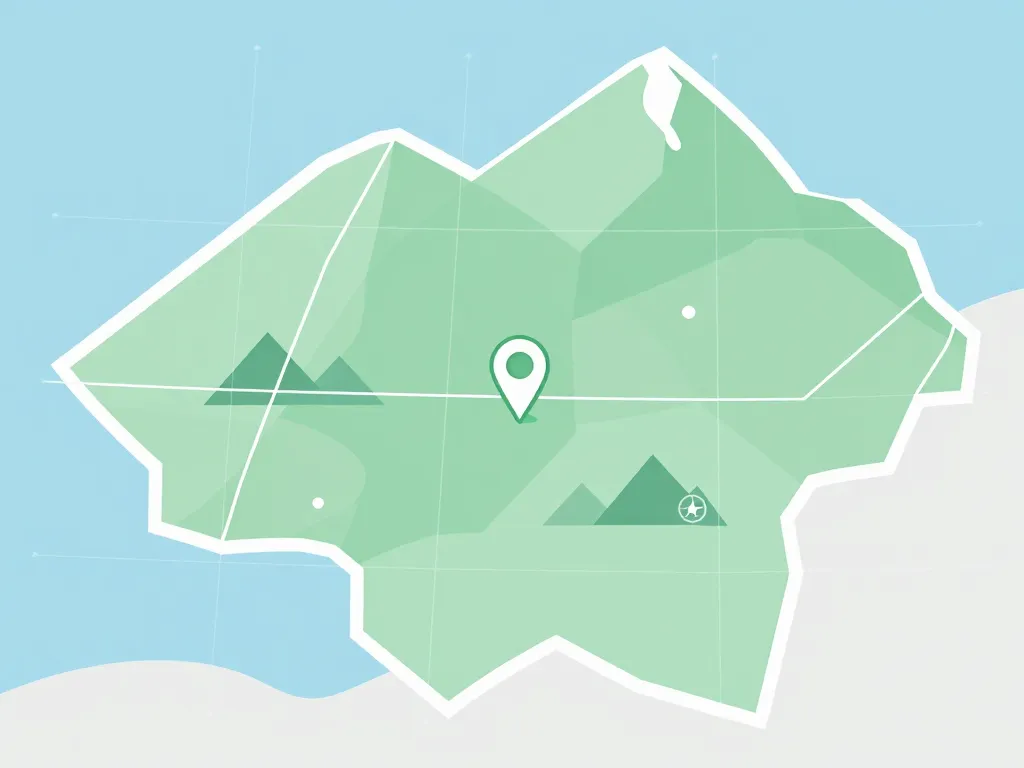 Carte stylisée latitude 48.070569 longitude 6.855323