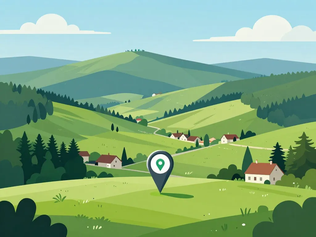 Paysage Vosges latitude : 48.070569 longitude : 6.855323