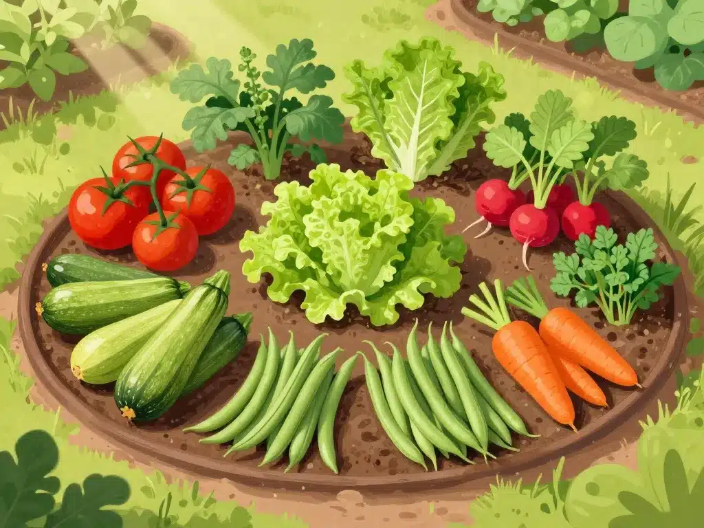 Plante potagère top 7 diversifiées en jardin productif