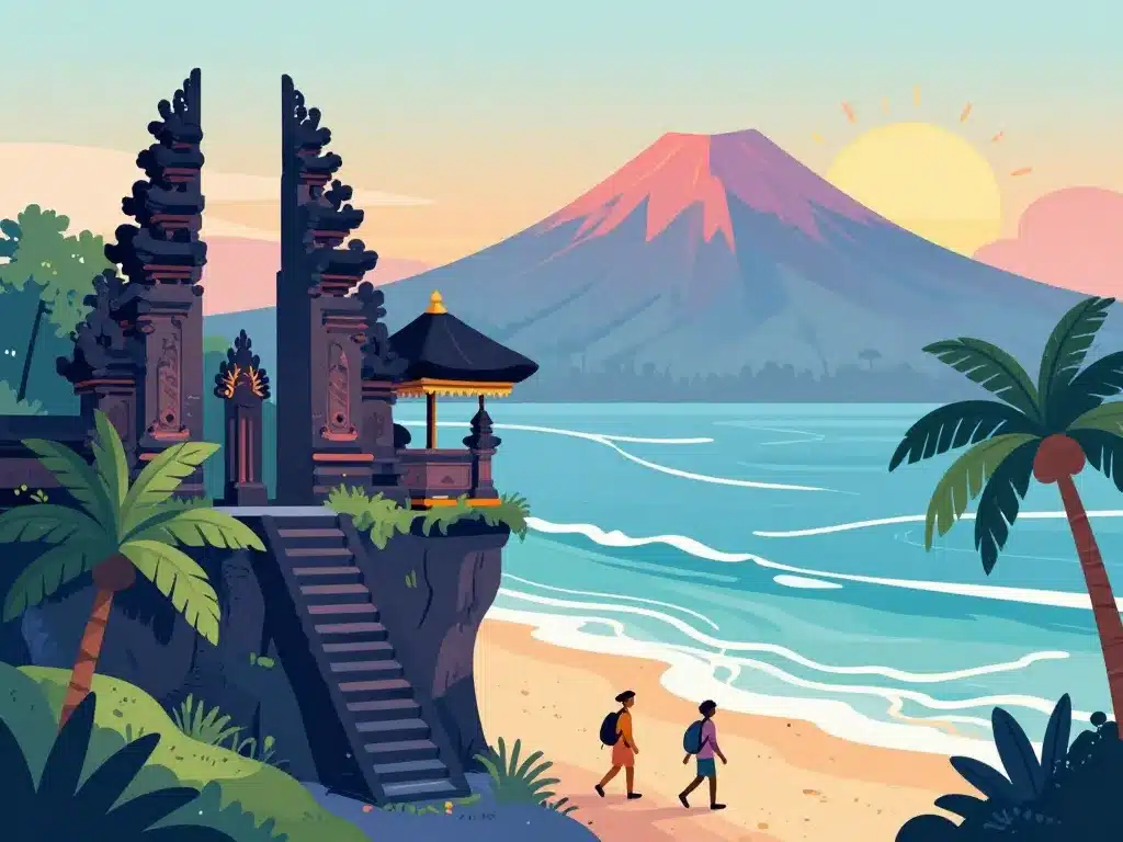 que voir à bali en 7 jours temples plages volcans