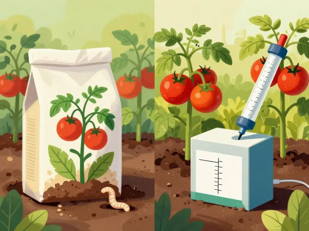 Quel est le meilleur engrais pour les tomates engrais organique vs chimique
