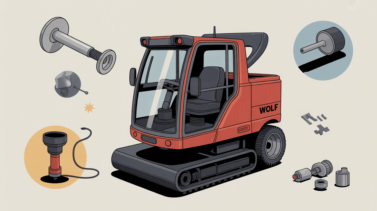 Schéma éclaté de tondeuse Wolf PBT 46 et pièces détachées