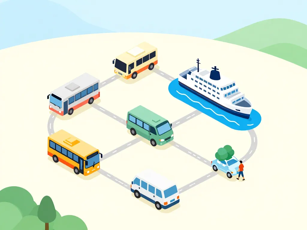 transports en commun pour une semaine en albanie sans voiture