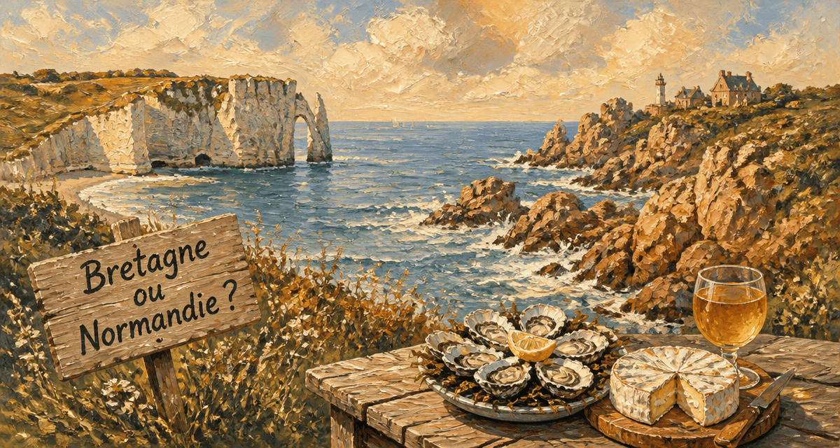 bretagne ou normandie côte et saveurs