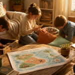 chasse au tresor enfant indices salon