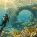 malte plongée plongeur sous l'eau blue hole