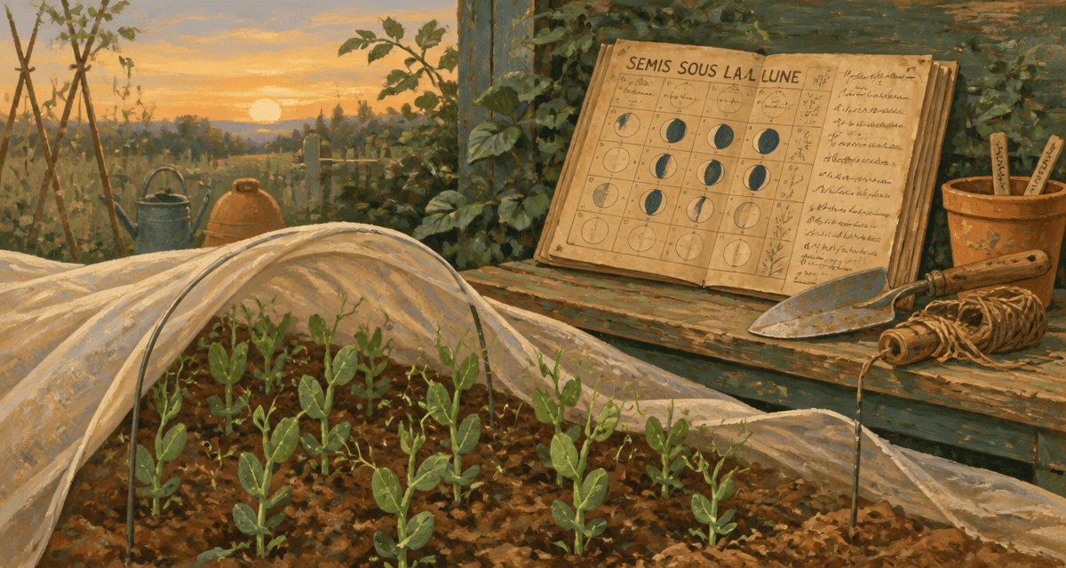 quand semer les petit pois avec la lune au potager