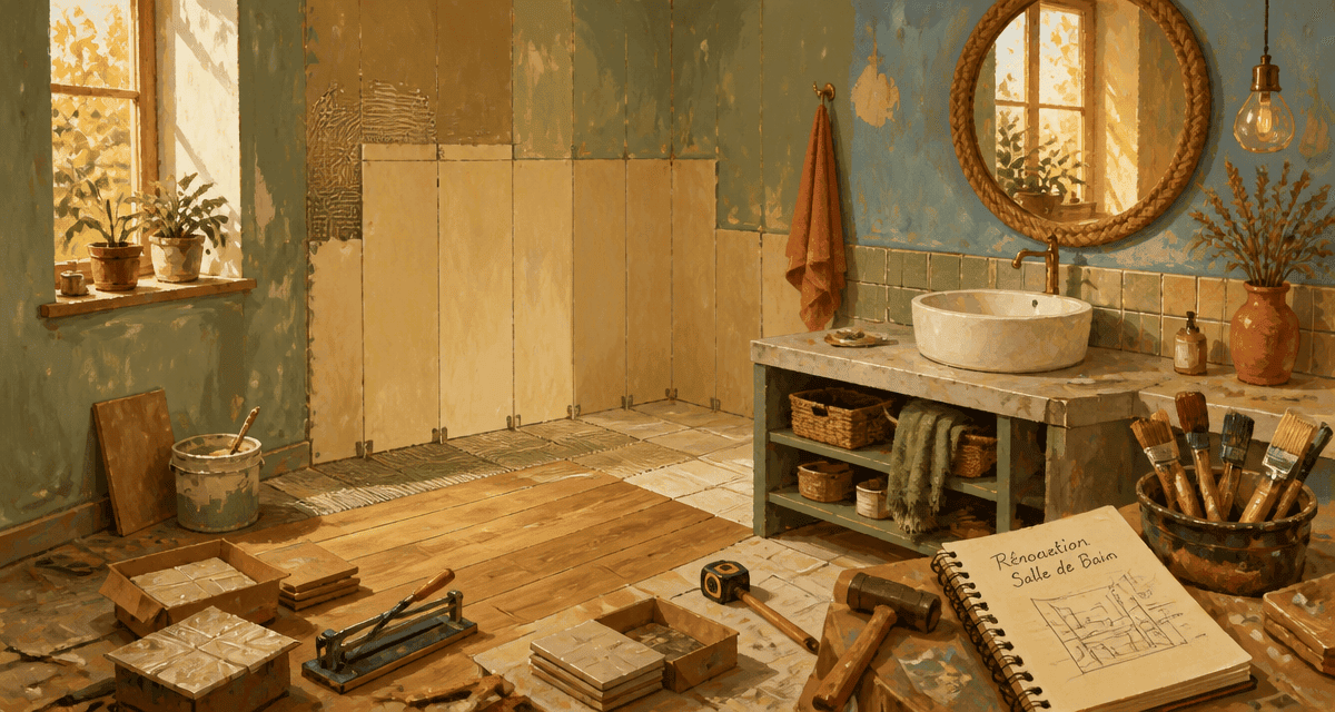 renover une salle de bain vue immersive rénovation