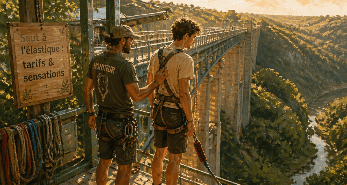 saut al elastique prix viaduc harnais moniteur