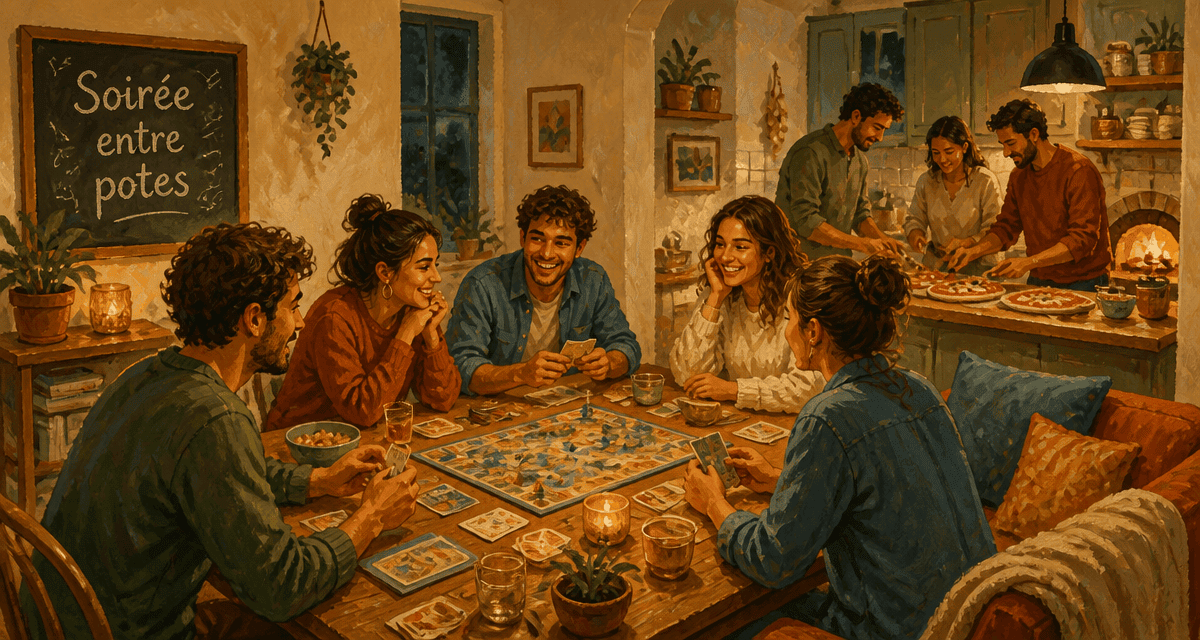 truc à faire entre pote à la maison soirée jeux