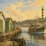 visite ile d'oleron port chalutier aube
