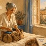 voyager seule femme 50 ans prépare sac chambre hôtel