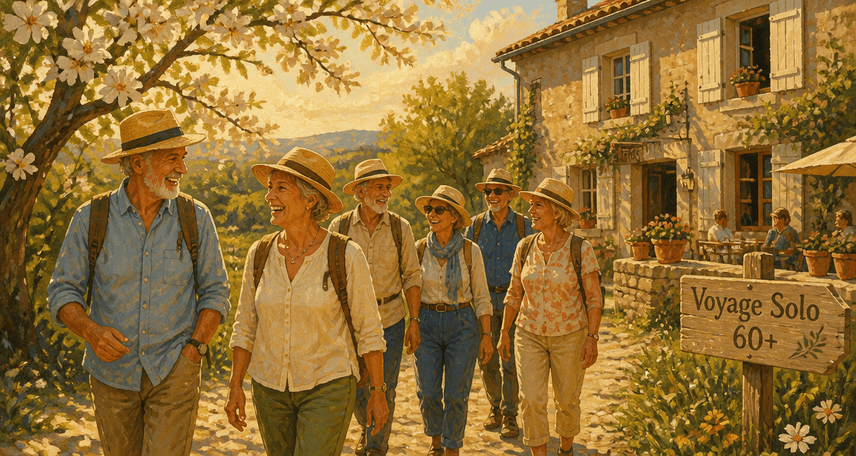 voyages organisés pour personnes seules 60 ans seniors marche campagne
