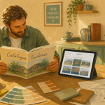 catalogue en ligne tridome en consultation sur table