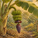 en combien de temps pousse un bananier dans un jardin tropical