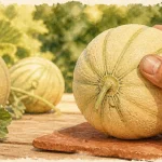 Quand cueillir un melon Charentais : fruit mûr au potager